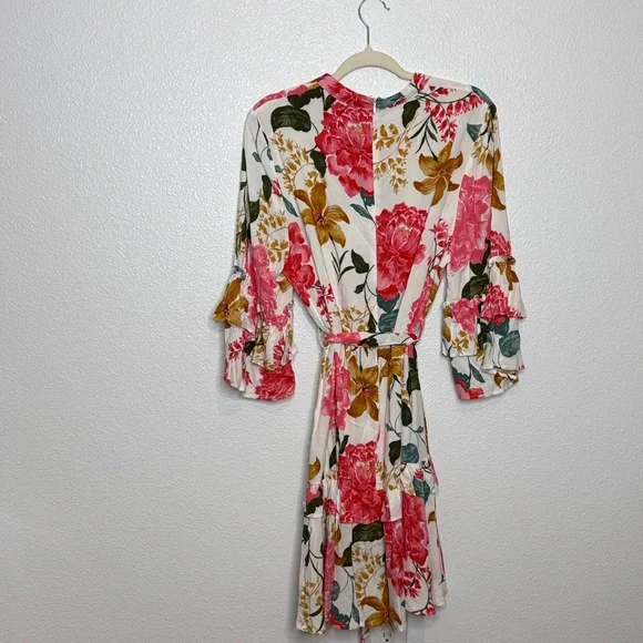 Petal + Pup Peta Floral Print Tiered Dress XL - Picture 5 of 5